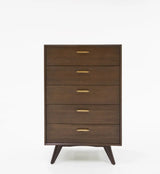 Vig Furniture - Modrest Novak Modern Dark Oak Chest - Vglbnant-Ch82