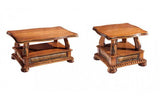 Esf Furniture - Oakman 3 Piece Occasional Table Set - Oakmancoffeetable-3Set