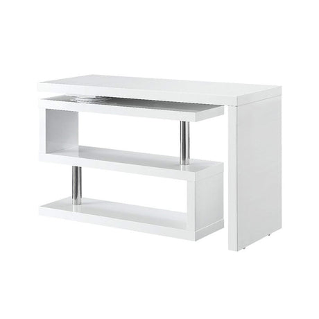 Acme Furniture - Buck II Writing Desk in White - OF00017