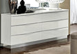 Onda Double Dresser in White – Modern Bedroom Storage by ESF Furniture