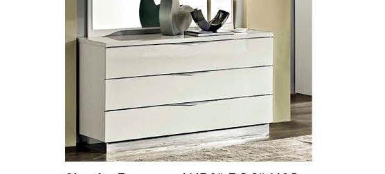 Esf Furniture - Onda Single Dresser - Ondasdresserwhite