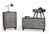 Vig Furniture - Nova Domus Panther Contemporary Grey & Black Chest - Vgmabr-77-Chest