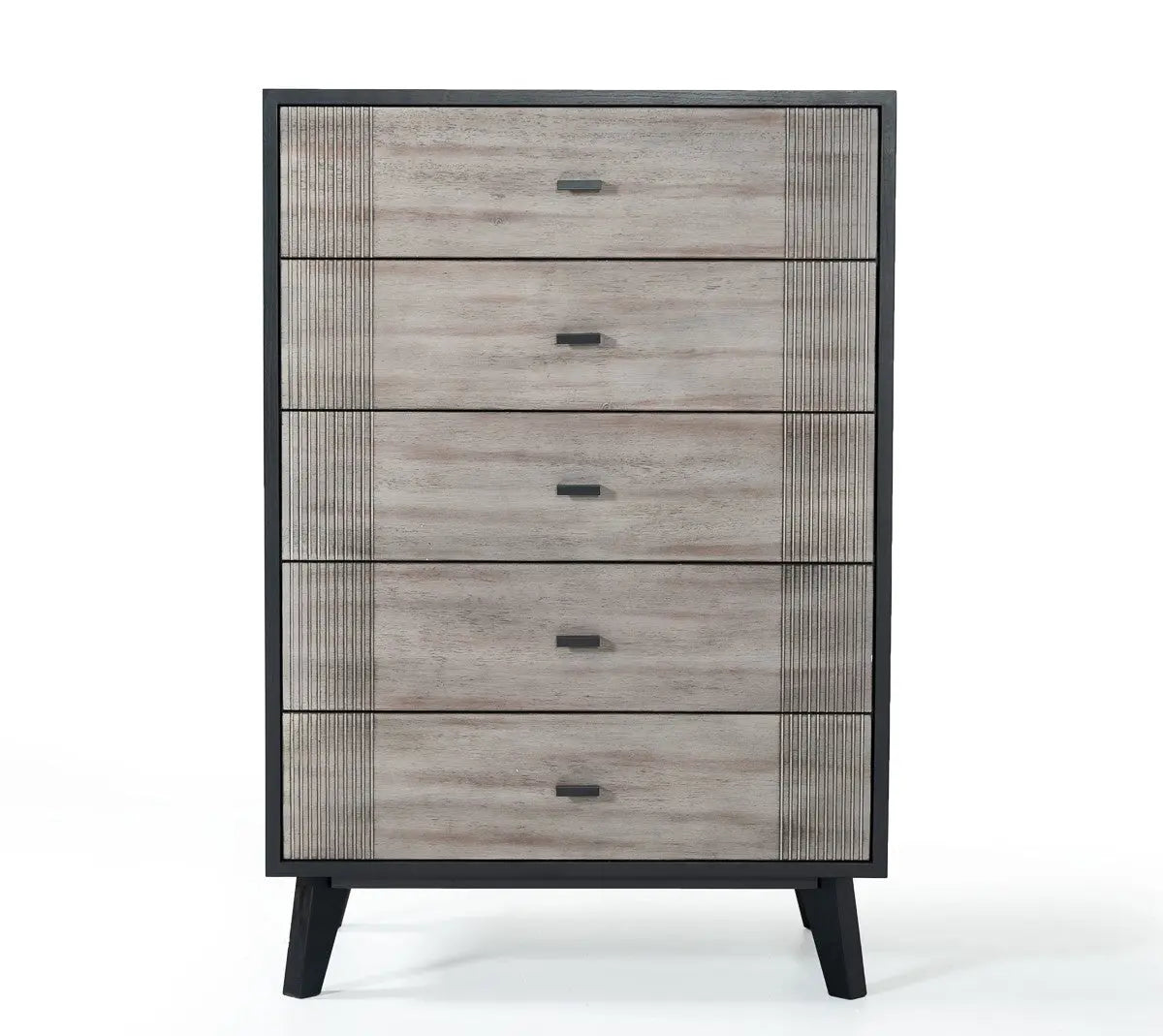 Vig Furniture - Nova Domus Panther Contemporary Grey & Black Chest - Vgmabr-77-Chest