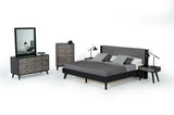 Vig Furniture - Nova Domus Panther Contemporary Grey & Black Chest - Vgmabr-77-Chest