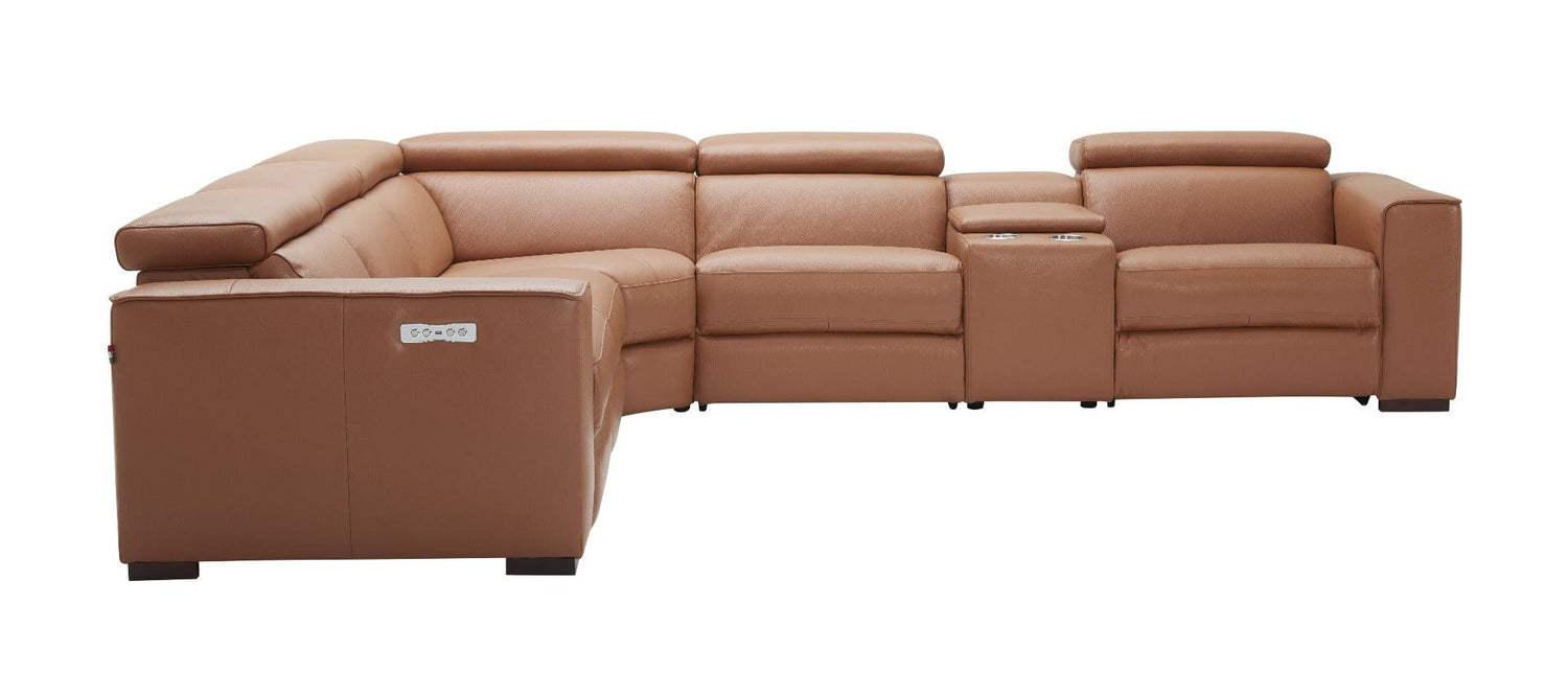 J&M Furniture - Picasso Motion Sectional In Caramel - 18865-C
