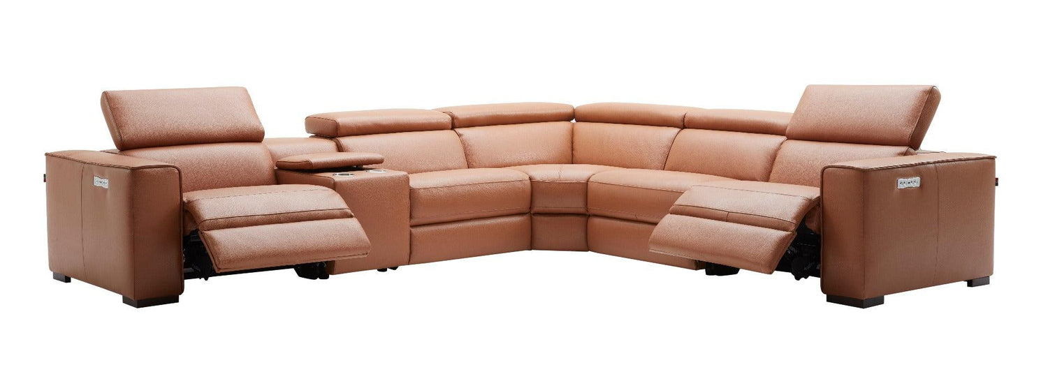 J&M Furniture - Picasso Motion Sectional In Caramel - 18865-C