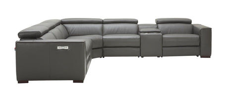 Picasso Motion Sectional In Dark Grey - 18865-Dg | J&M