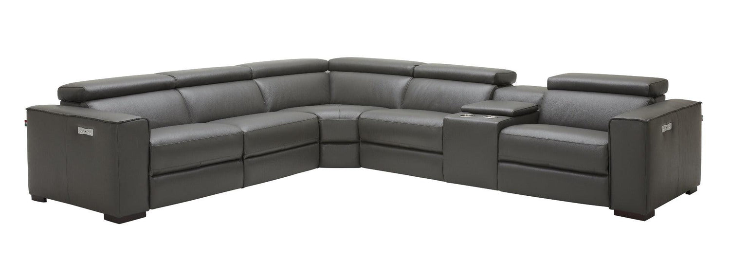 J&M Furniture - Picasso Motion Sectional In Dark Grey - 18865-Dg