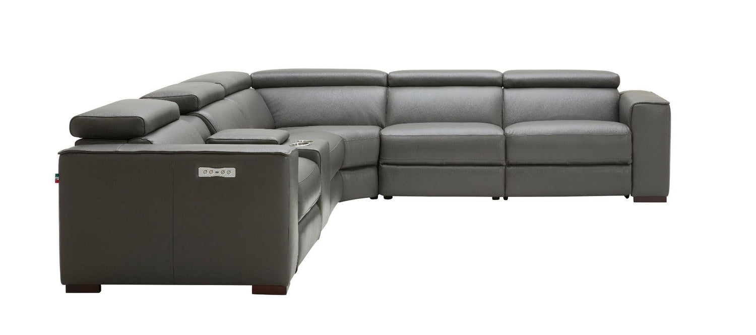 J&M Furniture - Picasso Motion Sectional In Dark Grey - 18865-Dg
