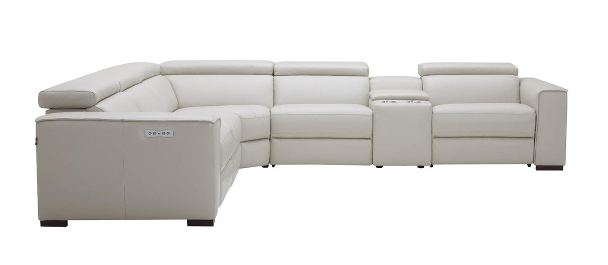 J&M Furniture - Picasso Motion Sectional In Silver Grey - 18865-Sg