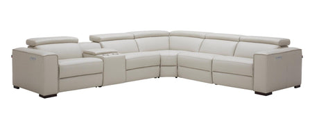 Picasso Motion Sectional In Silver Grey - 18865-Sg | J&M