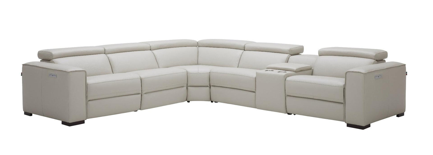 J&M Furniture - Picasso Motion Sectional In Silver Grey - 18865-Sg