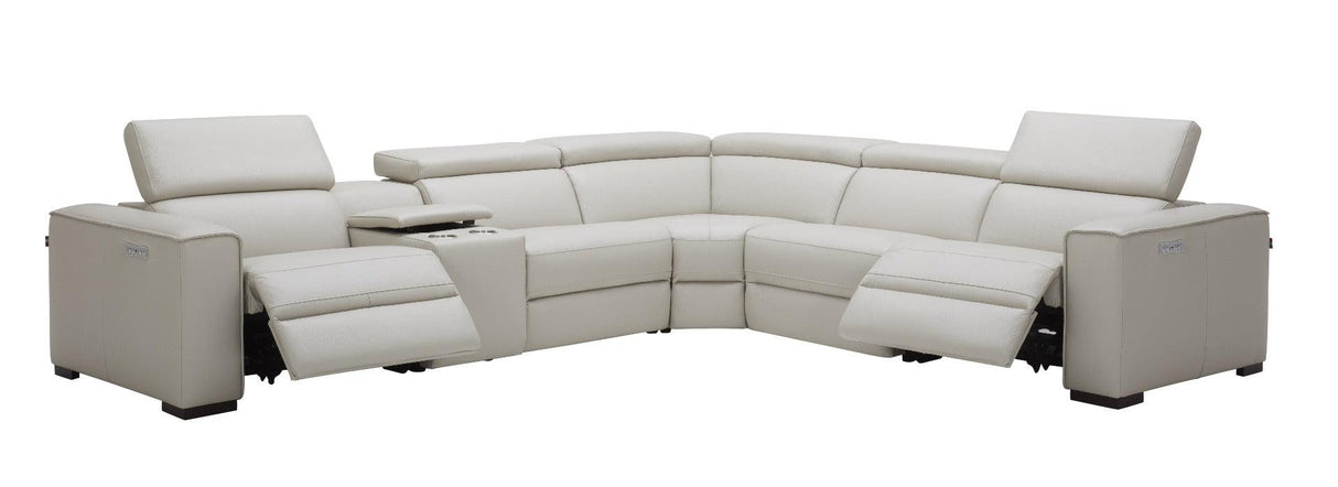 J&M Furniture - Picasso Motion Sectional In Silver Grey - 18865-Sg