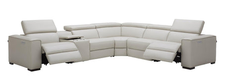Picasso Motion Sectional In Silver Grey - 18865-Sg | J&M