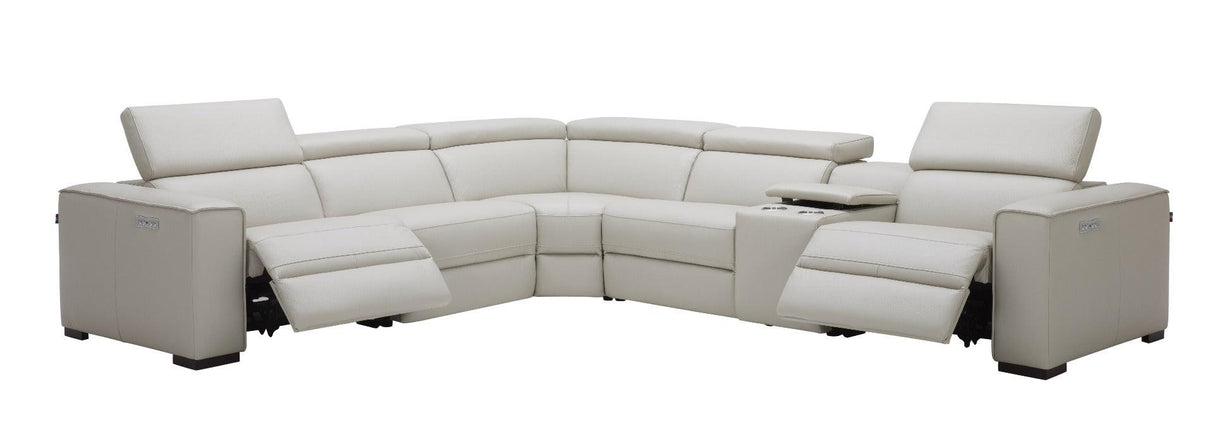 J&M Furniture - Picasso Motion Sectional In Silver Grey - 18865-Sg