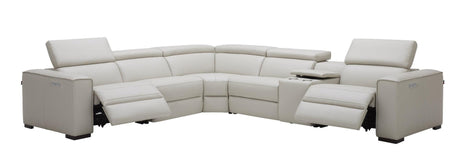 Picasso Motion Sectional In Silver Grey - 18865-Sg | J&M