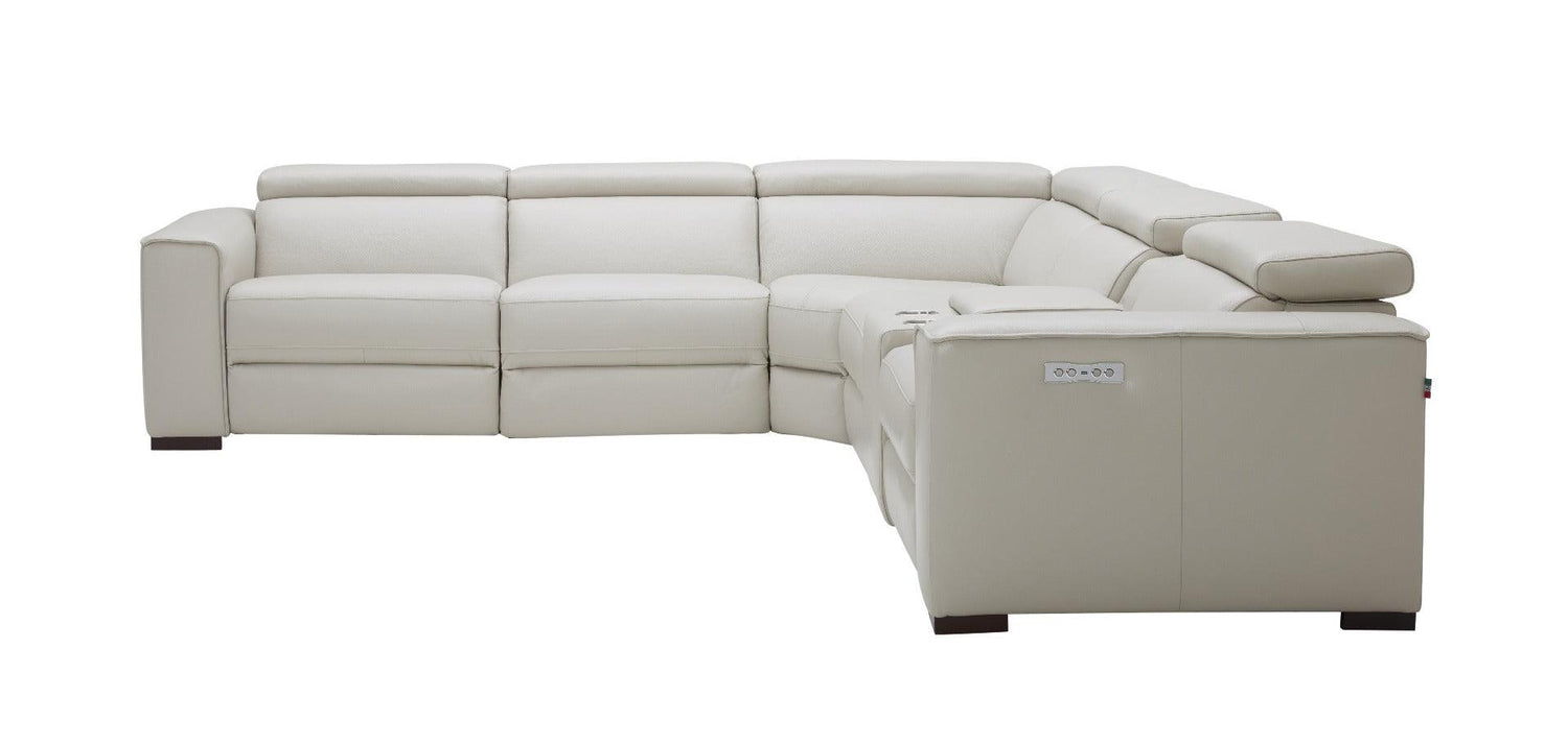 J&M Furniture - Picasso Motion Sectional In Silver Grey - 18865-Sg