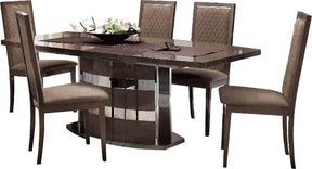 Platinum 7-Piece Dining Table Set with Extension & 6 Chairs - Platinum-Table-7Set | ESF