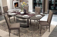 Platinum Dining Table W-18" Extension - Platinum-Dt | ESF