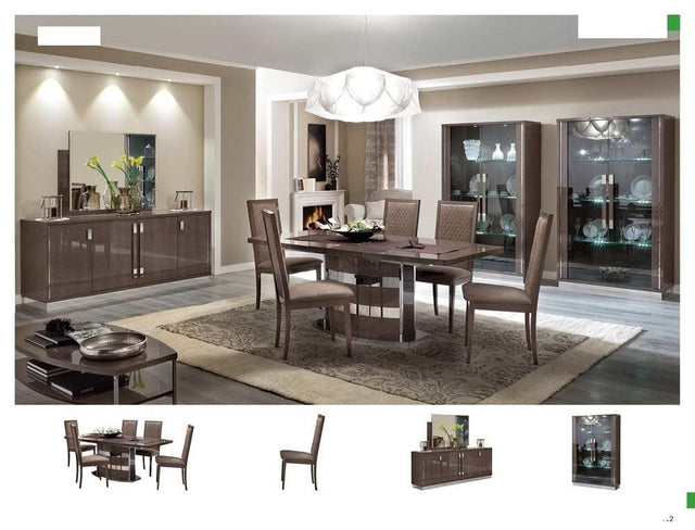 Esf Furniture - Platinum 8 Piece Dining Room Set - Platinum-Dt-8Set