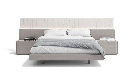 Porto 6 Piece Queen Platform Bedroom Set In Grey - 17865-Q-6Set | J&M