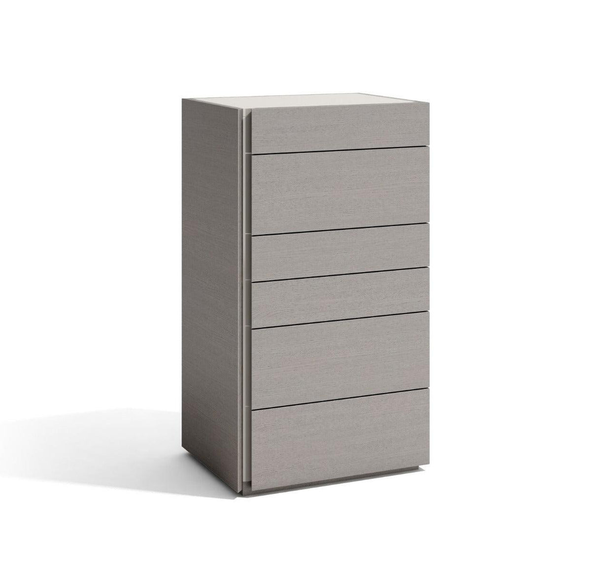 J&M Furniture - Porto 5 Piece Queen Platform Bedroom Set  In Grey - 17865-Q-5Set