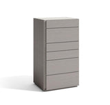 J&M Furniture - Porto 5 Piece Queen Platform Bedroom Set  In Grey - 17865-Q-5Set
