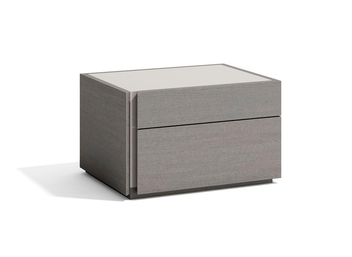 J&M Furniture - Porto 5 Piece Queen Platform Bedroom Set  In Grey - 17865-Q-5Set