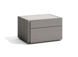 J&M Furniture - Porto 3 Piece Queen Platform Bedroom Set  In Grey - 17865-Q-3Set
