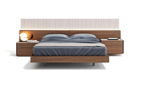 Porto King Size Bed In Walnut - 17866-K | J&M