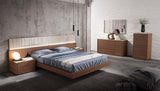 J&M Furniture - Porto Queen Size Bed In Walnut - 17866-Q