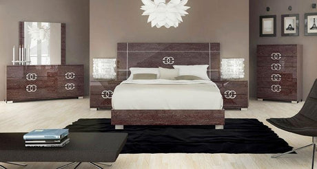 Esf Furniture - Prestige 5 Piece Classic Queen Sleigh Bedroom Set - Prestige-Q-5Set