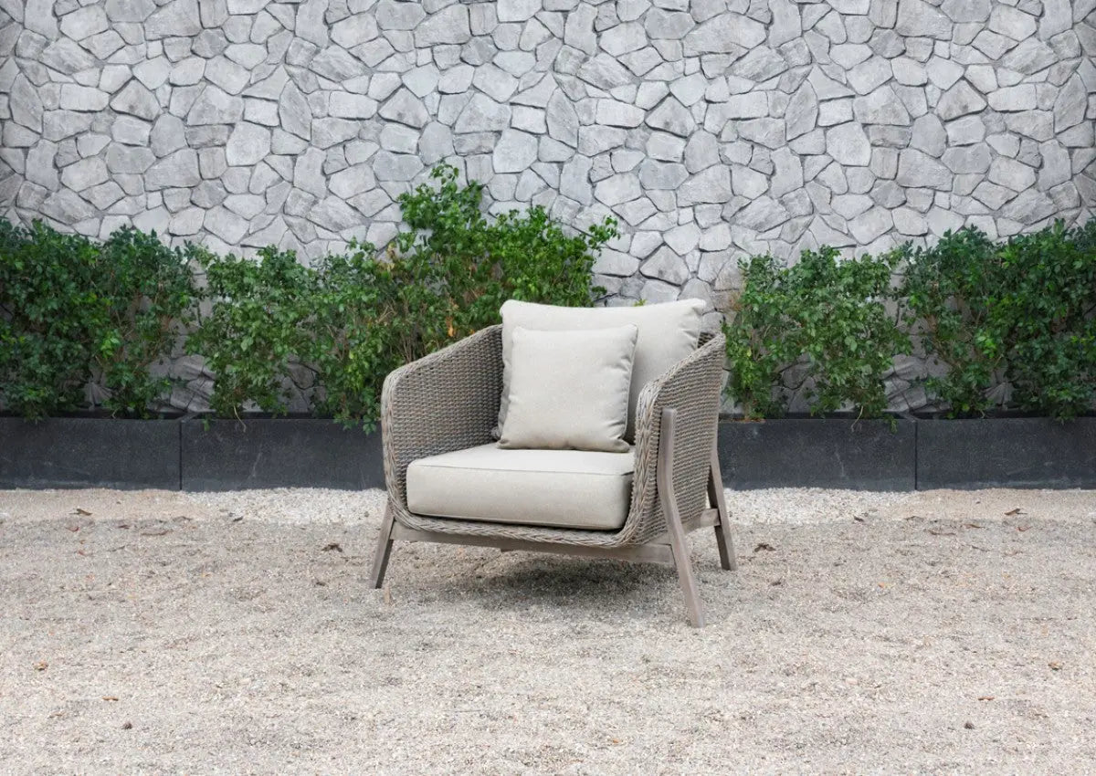 Vig Furniture - Renava Carillo Outdoor Beige Wicker Sofa Set - Vgatrasf-148