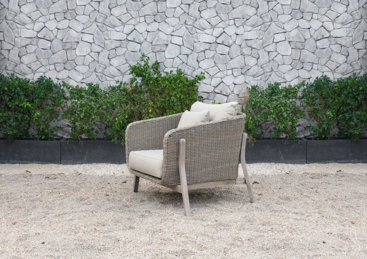 Vig Furniture - Renava Carillo Outdoor Beige Wicker Sofa Set - Vgatrasf-148