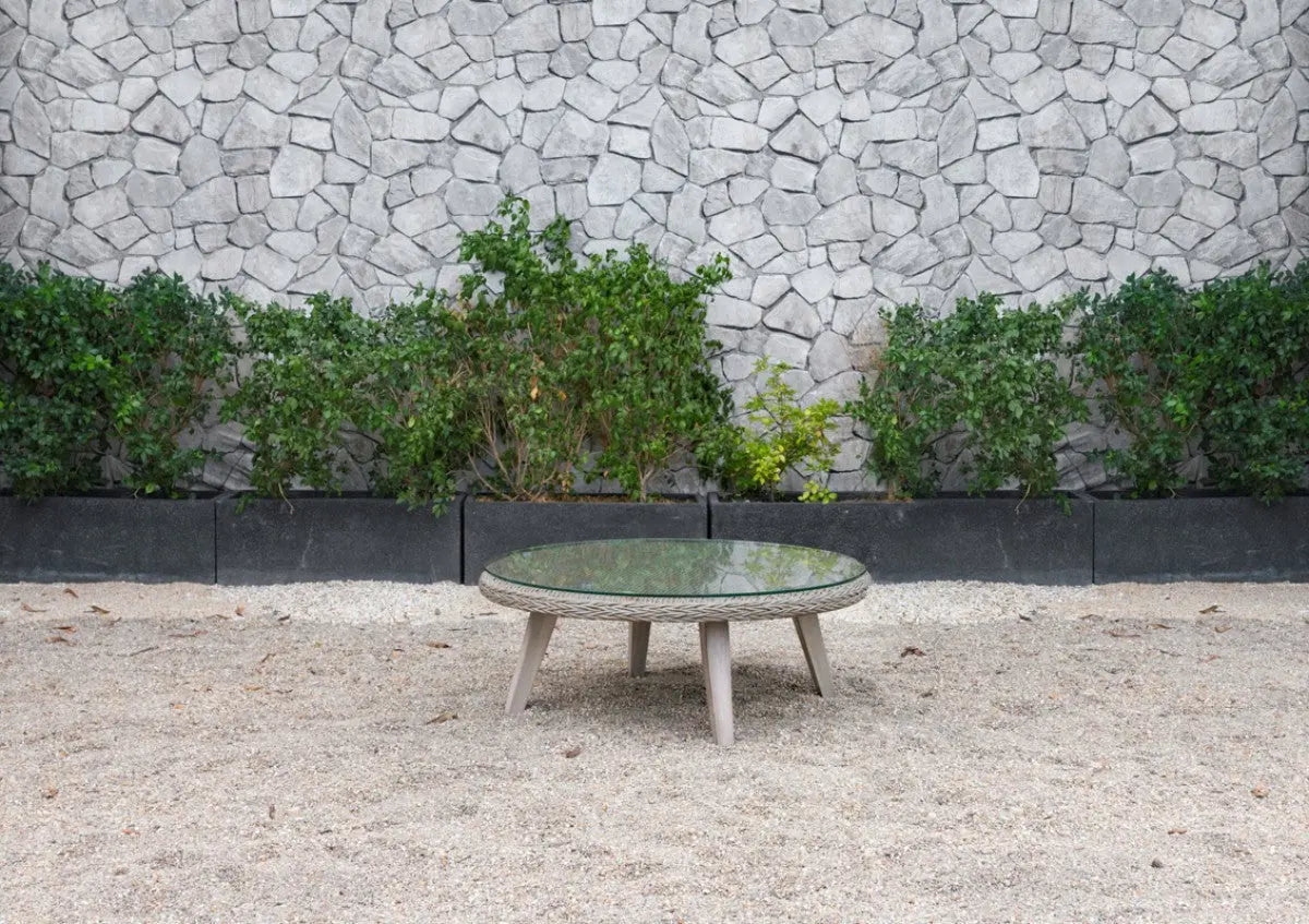 Vig Furniture - Renava Carillo Outdoor Beige Wicker Sofa Set - Vgatrasf-148