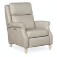 Hurley Power Recliner in Aline Dove Leather with Power Headrest – Hooker Furniture