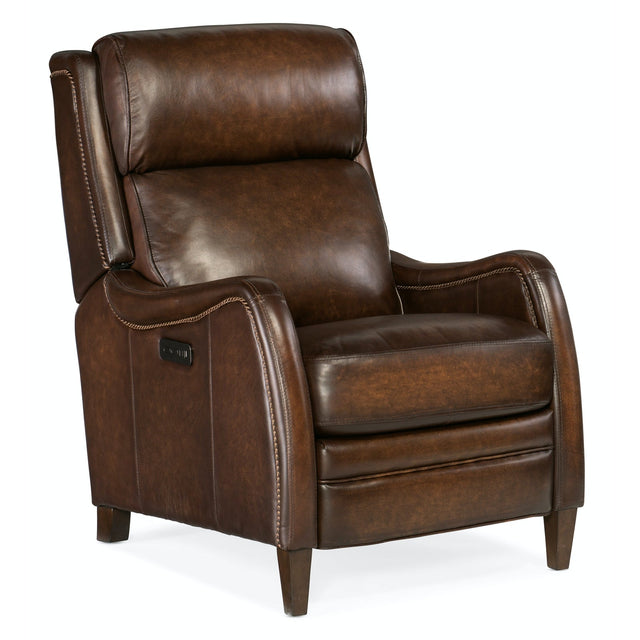 Hooker Furniture Stark Pwr Recliner W/ Pwr Headrest