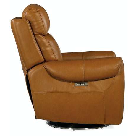 Hooker Furniture Sterling Swivel Power Recliner With Power Headrest