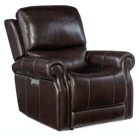 Hooker Furniture Eisley Power Recliner With Power Headrest And Lumbar