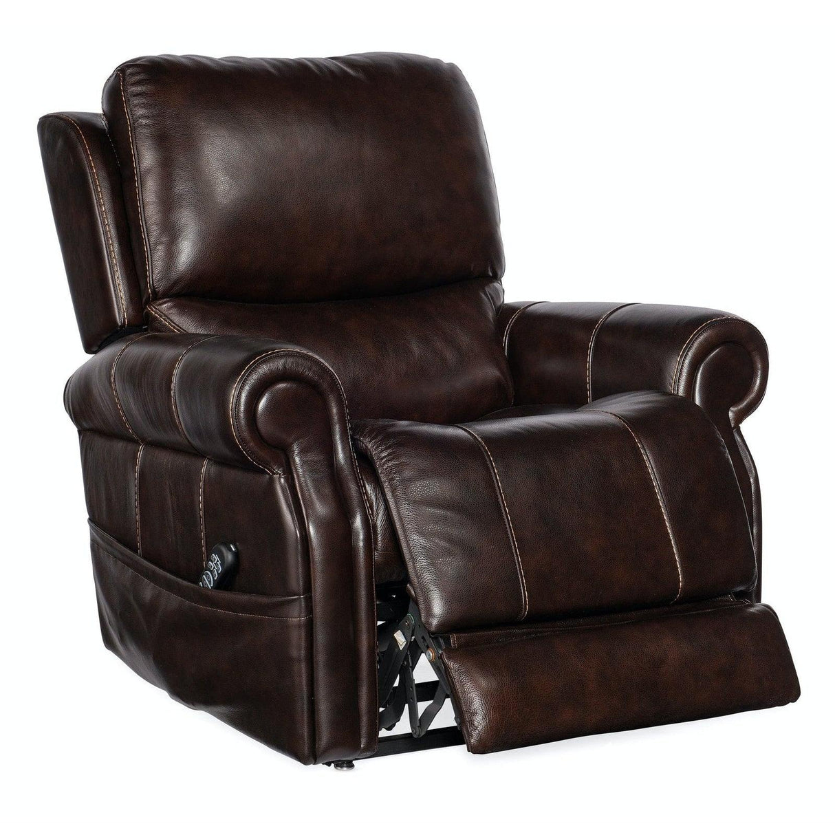 Hooker Furniture Eisley Power Recliner With Power Headrest, Lumbar, And Lift