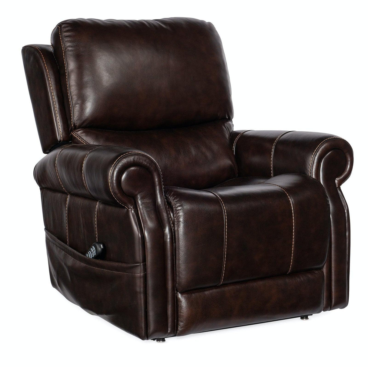 Hooker Furniture Eisley Power Recliner With Power Headrest, Lumbar, And Lift