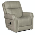 Carroll Power Lift Recliner in Milton Fog Leather with Headrest & Lumbar – Hooker Furniture