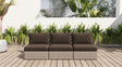 Vig Furniture Renava Garza - Outdoor Concrete & Teak Modular Sofa