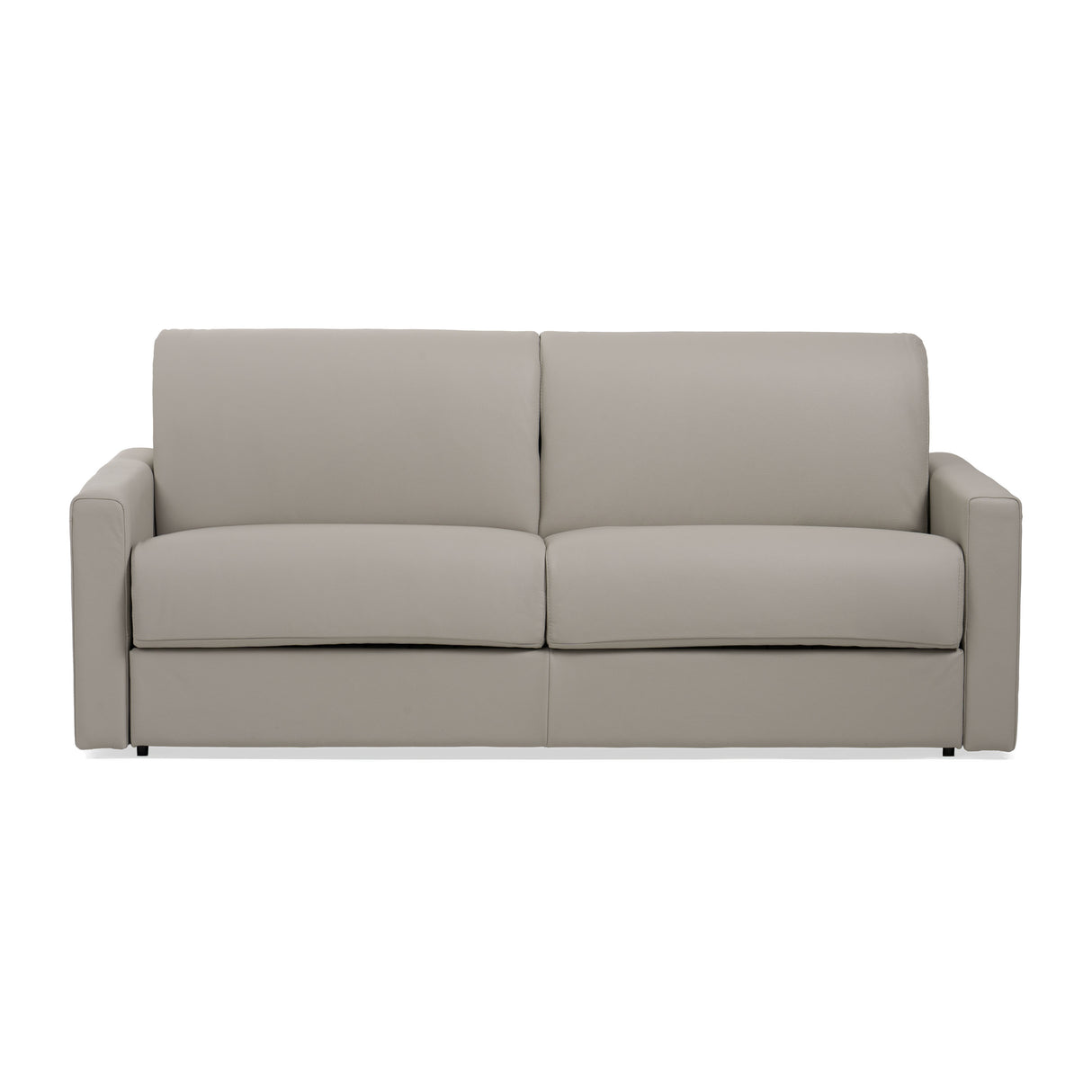 Vig Furniture Lamod Italia Revers - Italian Modern Grey Leather Queen Sofabed