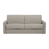 Vig Furniture Lamod Italia Revers - Italian Modern Grey Leather Queen Sofabed