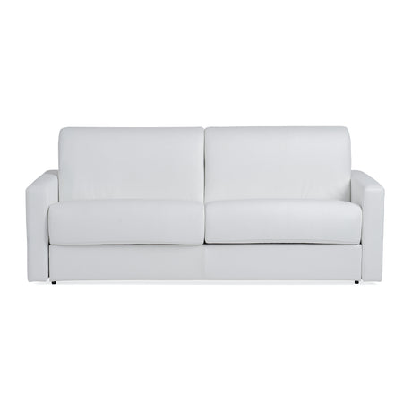 Vig Furniture Lamod Italia Revers - Italian Modern White Leather Queen Sofabed