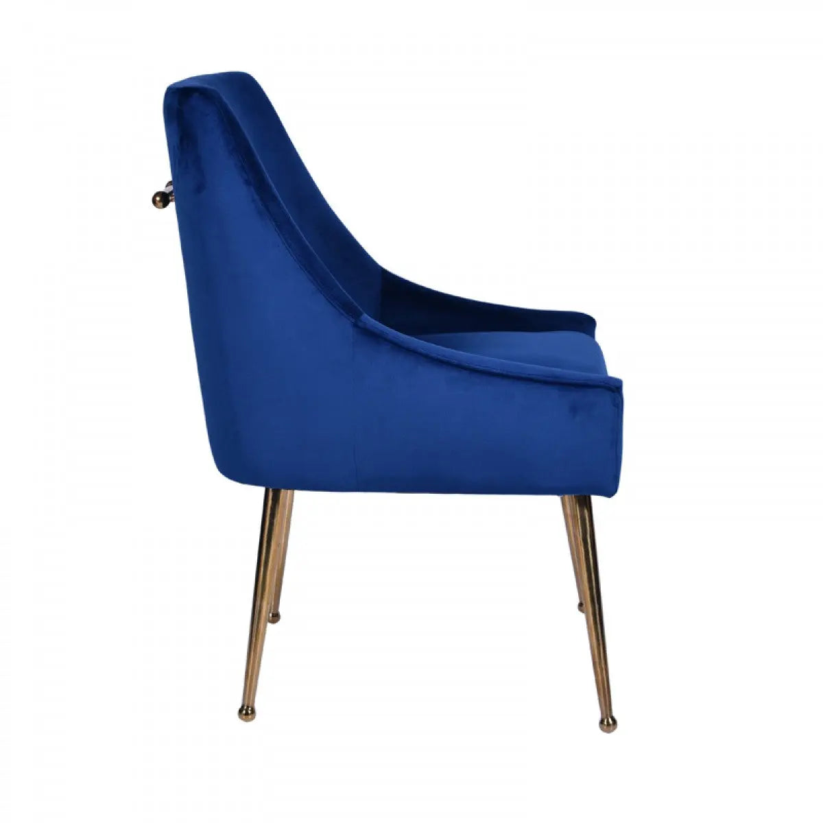 Vig Furniture - Modrest Castana Modern Blue Velvet & Gold Dining Chair (Set Of 2) - Vgrh-Rhs-Dc-101-Blu