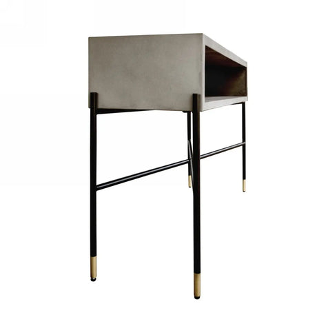 Modrest Walker Modern Concrete & Metal Console Table Vglbrokycs-113
