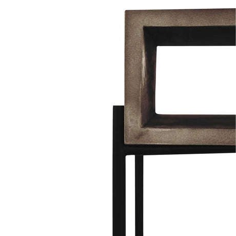 Modrest Walker Modern Concrete & Metal Console Table Vglbrokycs-113