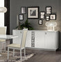 Roma 4-Door Buffet In White - Roma4Dbuffetwhite | ESF